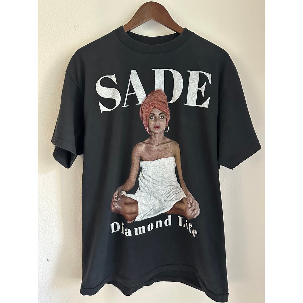 Sade "Diamond Life" Reprint Single Stitch T-Shirt Giant Tag